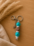 Teal & Brown w/ Starfish Charm