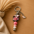 Cow Keychain w/ Cow Charm
