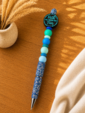 Blue Faith Over Fear Pen