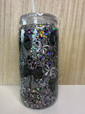 16 oz Pre-Made Acrylic Snow Globe Tumbler