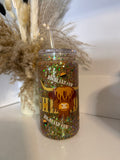 16 oz Pre-Made Acrylic Snow Globe Tumbler