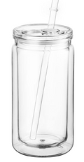 16 oz Acrylic Snow Globe Can