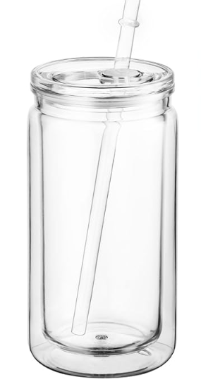 16 oz Acrylic Snow Globe Can